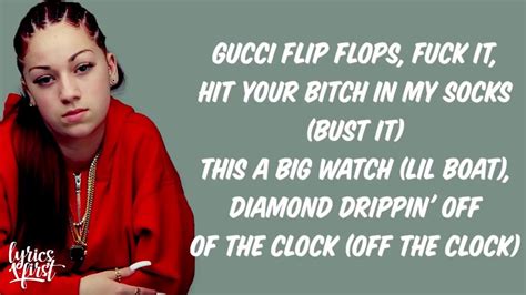 bhad bhabie gucci flip flops lyrics|gucci flip flops lyrics spanish.